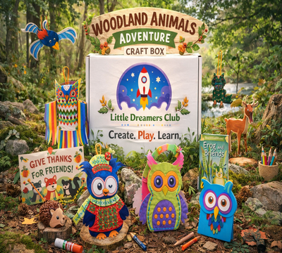 The Woodland Adventures Craft Box, Ages 6 - 8 - Little Dreamers Club