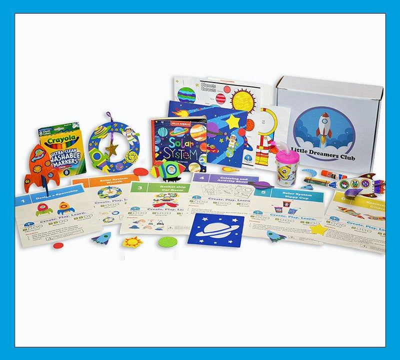 Solar System Craft Box Ages 3-5 - Little Dreamers Club