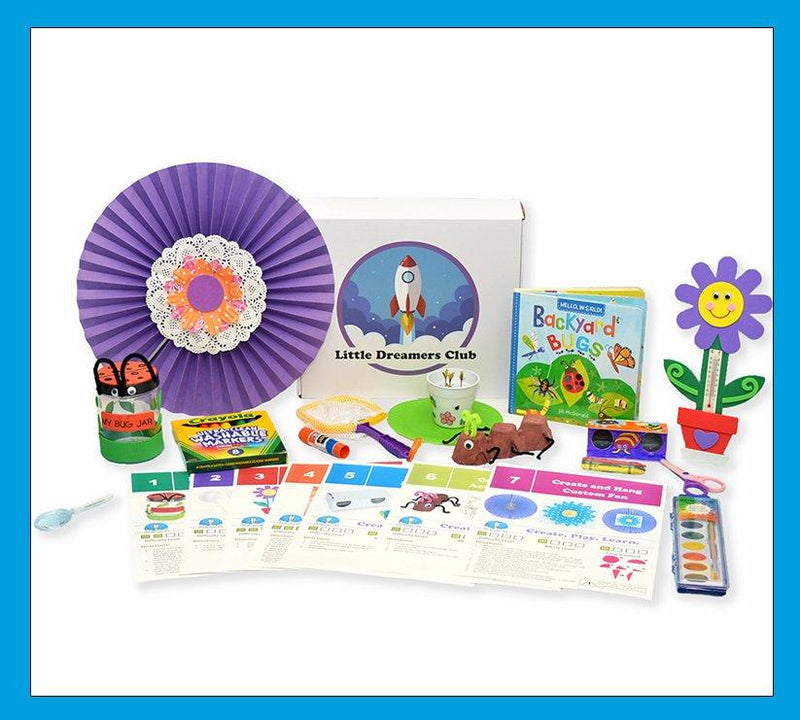 The Backyard Explorer Craft Box - Ages 3 - 5 - Little Dreamers Club