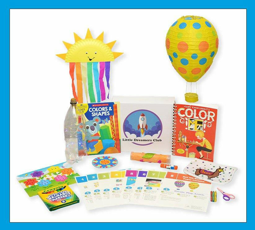 The Creating with Colors Craft Box - Ages 3-5.