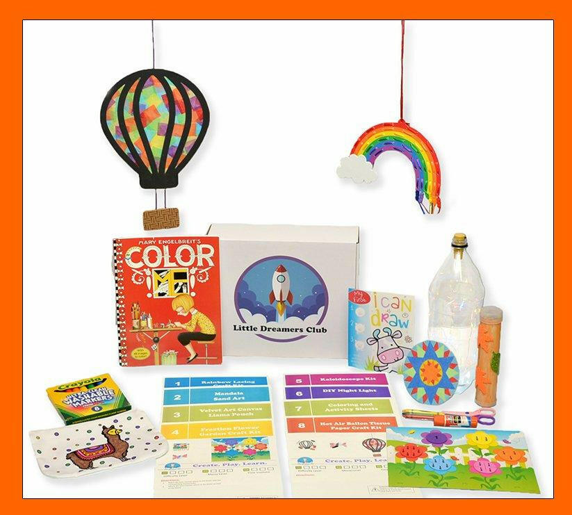 The Creating with Colors Craft Box, Ages 6 - 8.