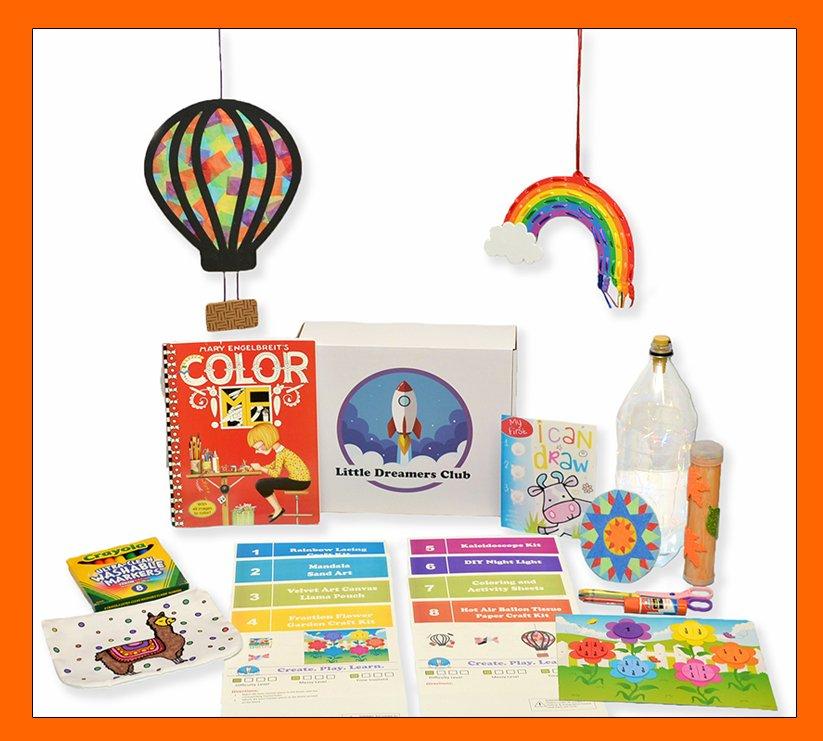 The Fun with Colors Craft Box, Ages 6 - 8 - Little Dreamers Club