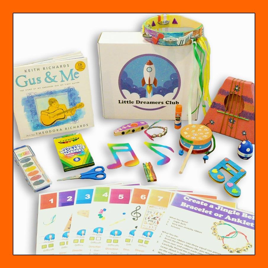 The Make Some Music Craft Box Ages 6-8 - Little Dreamers Club